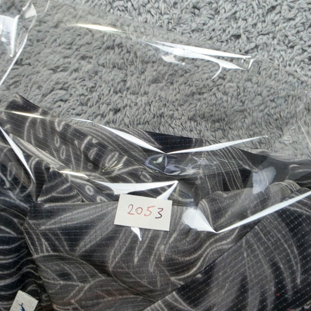 Tommy Bahama Shirt Mens 3XL Black Tropical Island Zone Stretch Button Up NWT - Picture 11 of 11